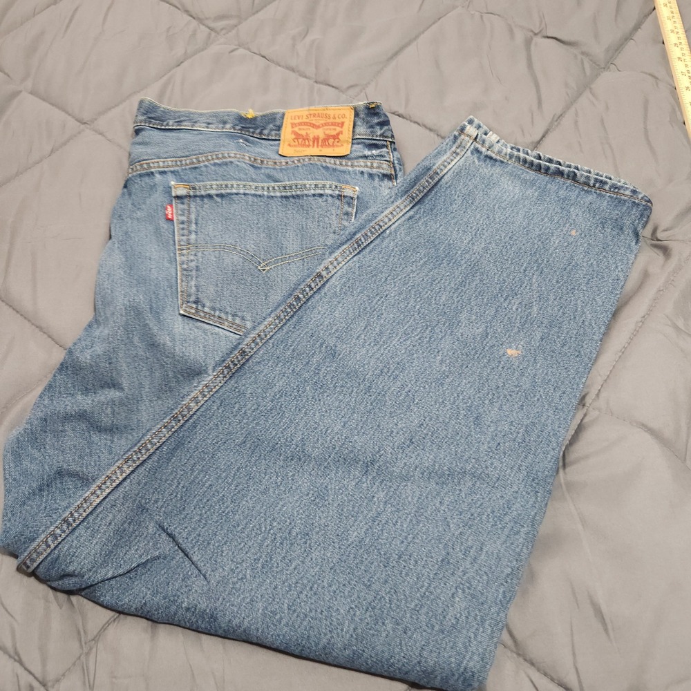 Levi's 560 Loose Fit Jeans Men's 46x32 High Rise Blue‎ Denim Workwear